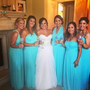 David’s Bridal Versa Convertible Mesh Dress - Spa